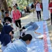 Ratusan Masyarakat Palembang Antusias Tandatangani Dukungan Prabowo - Gibran di Kambang Iwak