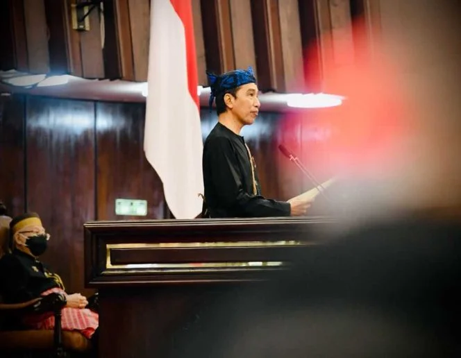 
Pakai Baju Baduy, Presiden Pidato Kenegaraan
