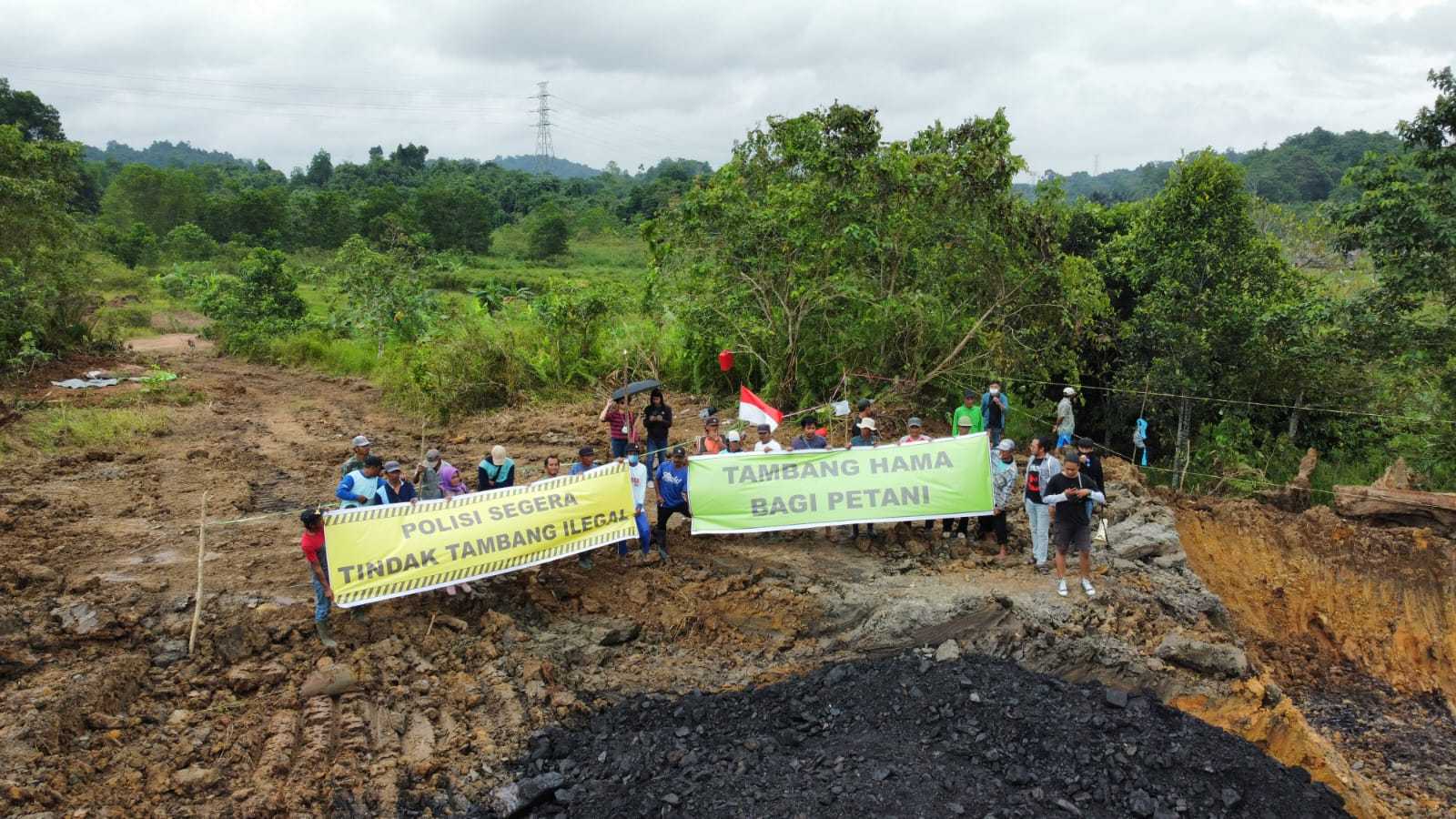 Bongkar...!Petani Di Makroman Samarinda Sita Alat Berat Tambang Ilegal