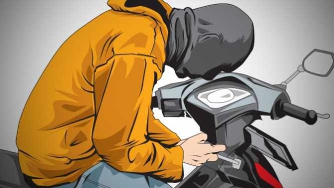 
					Keterangan foto : Ilustrasi Gambar Pencurian Sepeda Motor/Curanmor, (Senin, 19/6/2023) 