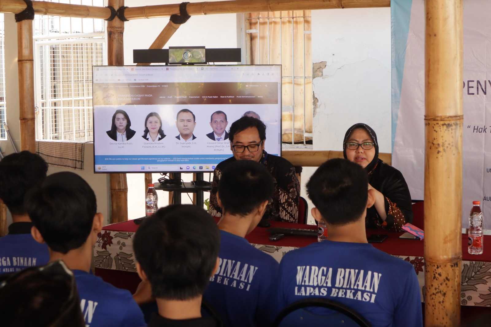 Lapas Bekasi Laksanakan Kegiatan Penyuluhan Hukum Pada Warga Binaan