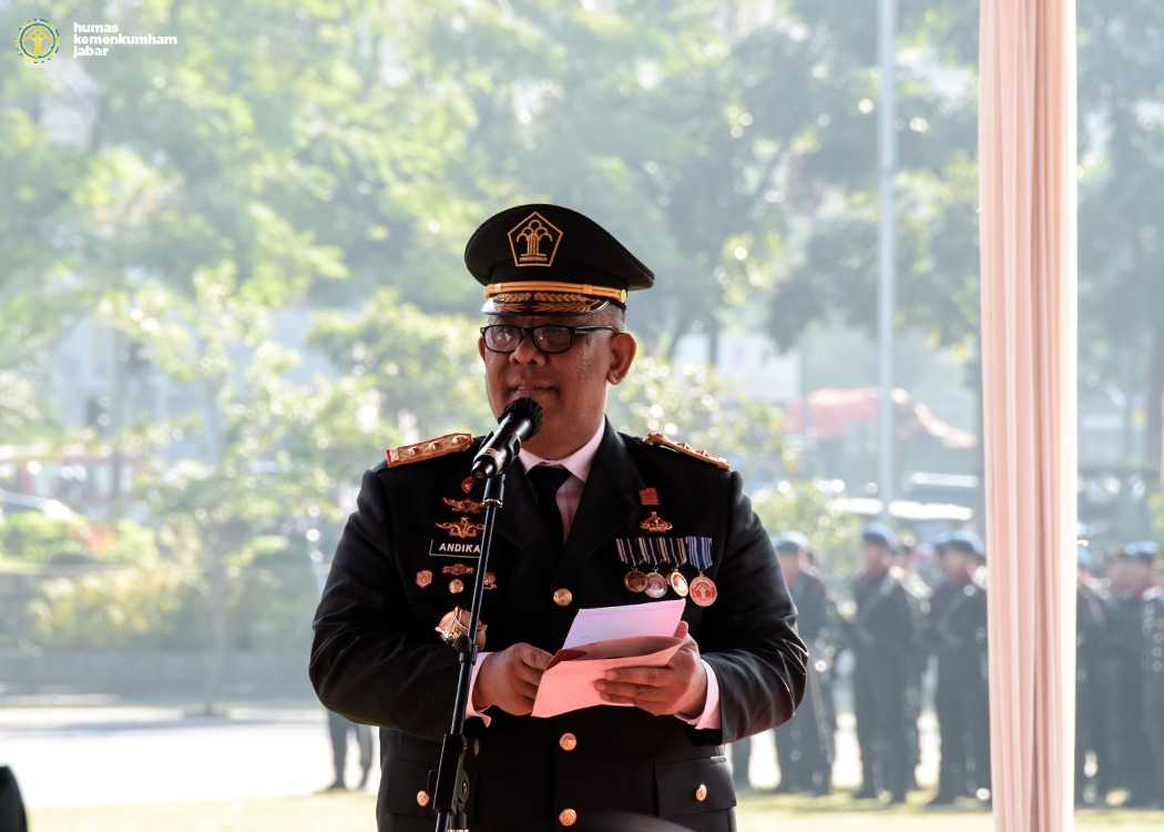 Peringati Hut Hdkd 2023, Kemenkumham Jabar Gelar Kegiatan Upacara