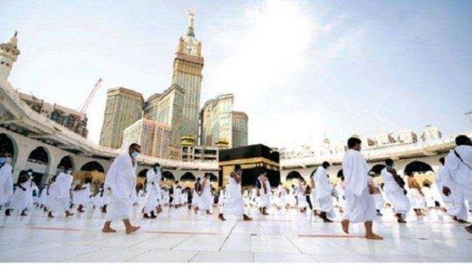
					Keterangan Poto: Jemaah haji.