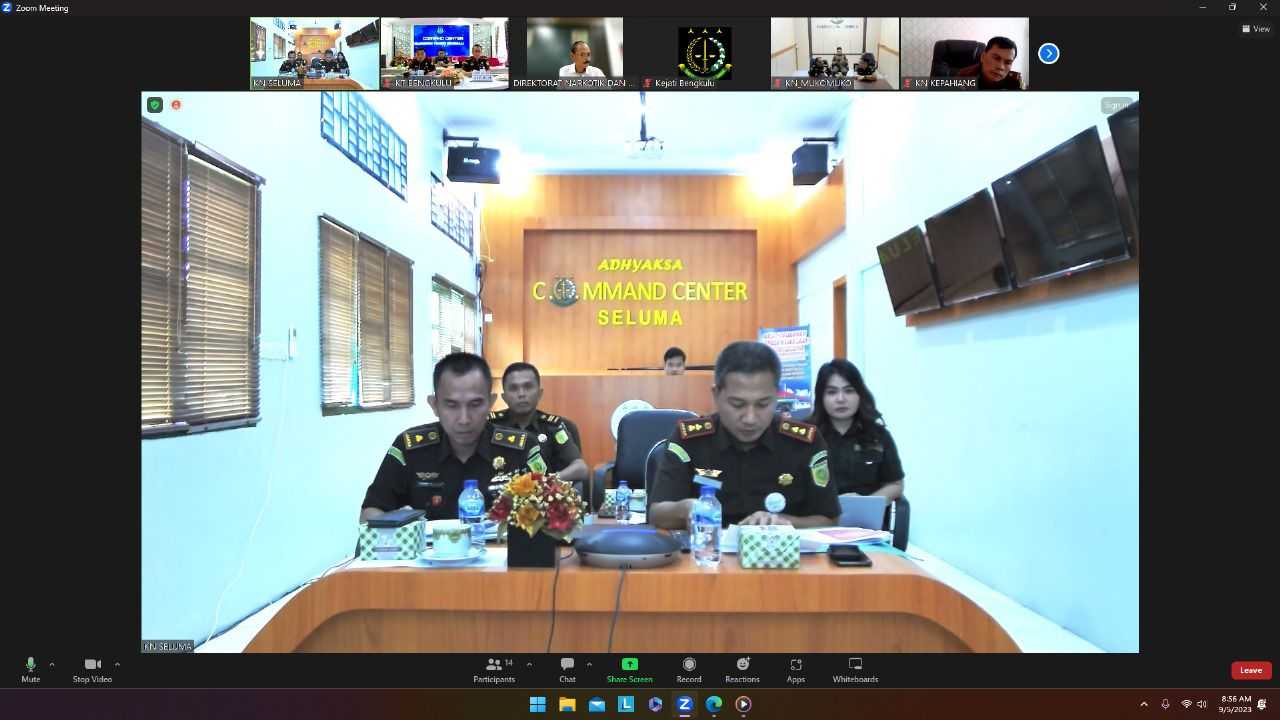 Kejari Seluma Rj Kasus Narkotika Pertamakali Di Wilayah Hukum Kejati Bengkulu