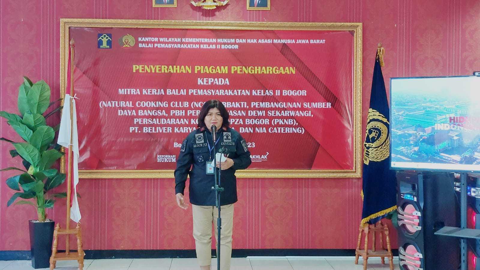 Bapas Bogor Berikan Penghargaan Kepada 7 Mitra Kerja, Begini Selengkapnya