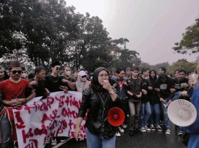 
					Keterangan foto; Ketum HMI, Ratu Nisya Yulianti, Rabu (27/09/2023).