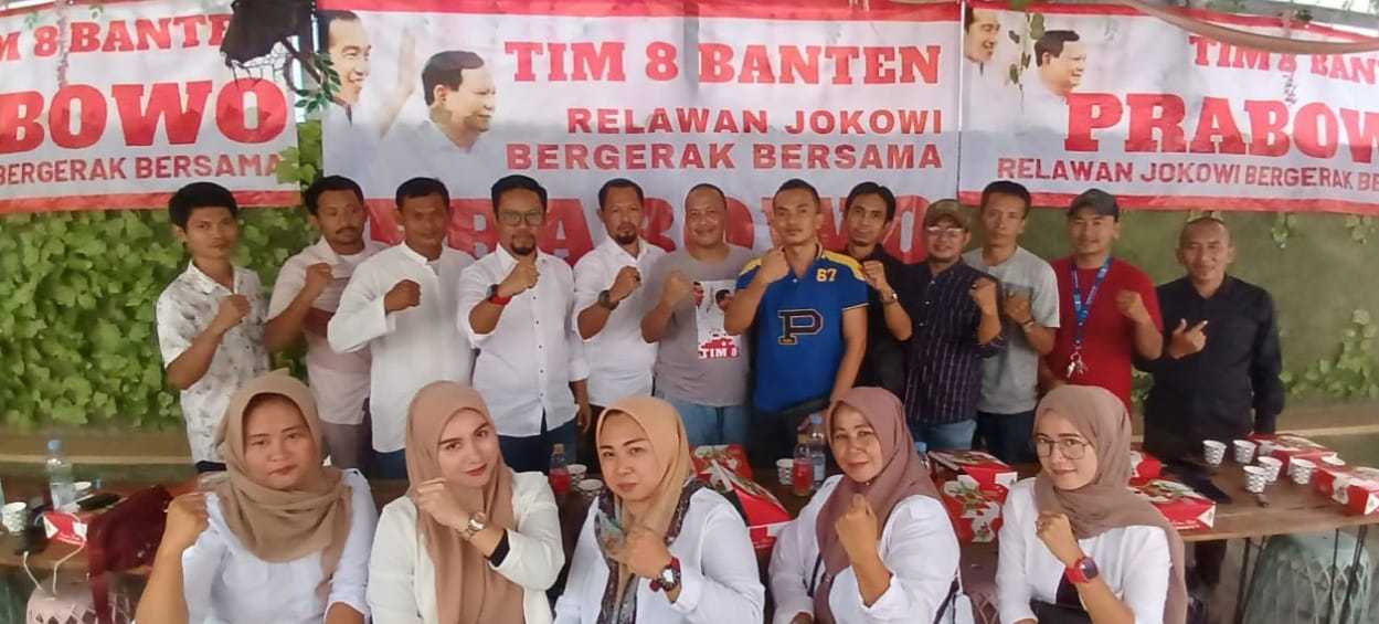 Tim 8 Relawan Jokowi Bergerak Bersama Prabowo Konsolidasi Di Tanah Banten