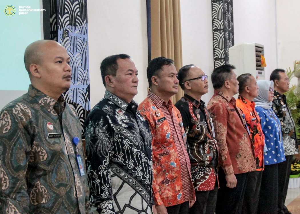 Kakanwilkumham R. Andika Dwi Prasetya Lantik 176 Pejabat Baru Di Lingkungan Kemenkumham Jabar