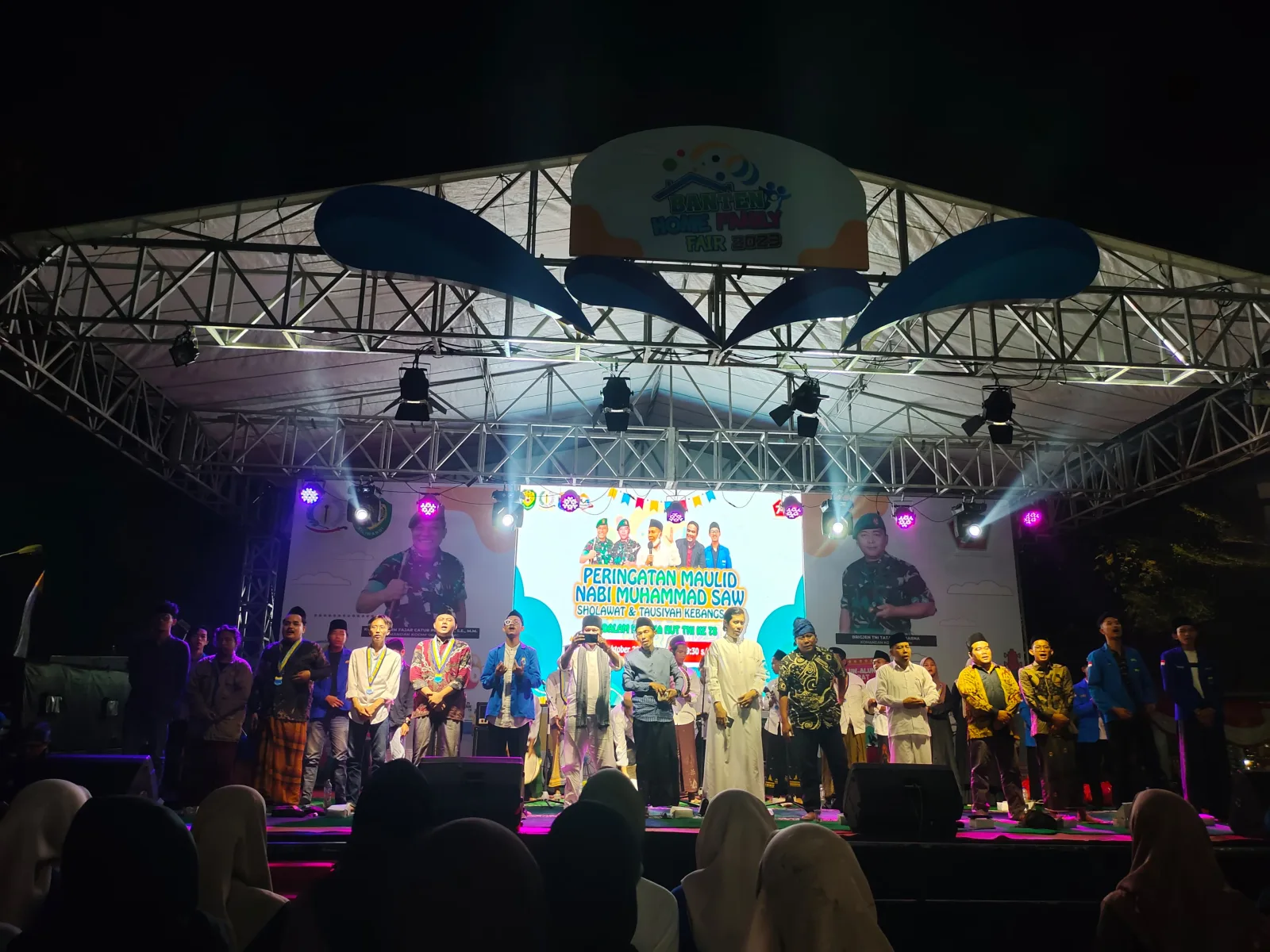 Meriahkan Hut Tni Ke 78, Pmii Kota Serang Bersama Kodim 0602 Peringati Maulid Nabi