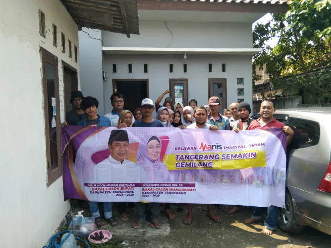 
Relawan Manis Kecamatan Mauk Deklarasikan Maesyal – Intan Untuk Tangerang Semakin Gemilang