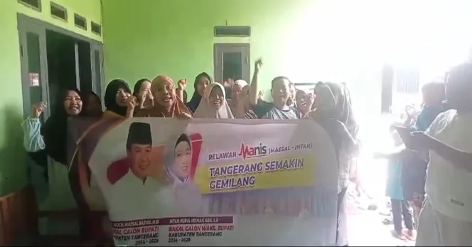 
Relawan Manis Kecamatan Rajeg Deklarasikan Maesyal – Intan Untuk Tangerang Semakin Gemilang