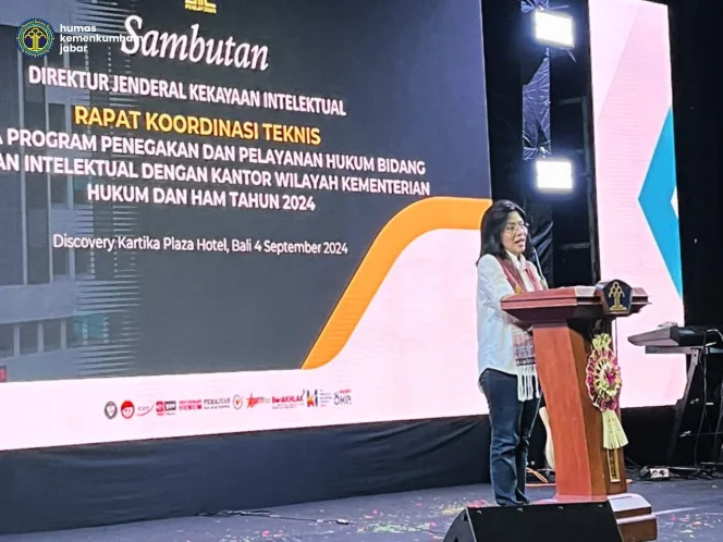
Keterangan foto : Kakanwil Kemenkumham Jabar Masjuno Hadiri Rapat Koordinasi Teknis Kinerja Program Penegakan dan Pelayanan Hukum Bidang Kekayaan Intelektual, (Kamis, 5/9/2024) 