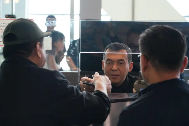 
Keterangan foto : Direktur Jenderal Imigrasi Silmy Karim, Senin (17/8/2024) 