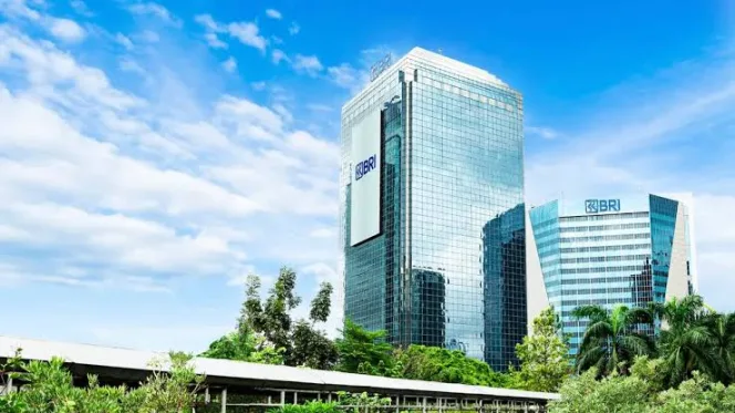 
Keterangan Foto: Kantor bank BRI.
