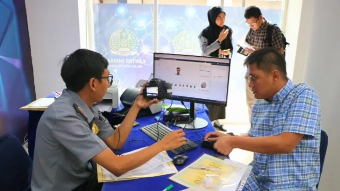 
Keterangan foto : Kantor Imigrasi Kelas I Non TPI Bekasi, Kamis (21/11/2024) 