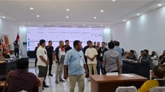 
Gawat, Tiga Saksi Paslon Gubernur Halmahera Utara Tolak Pleno KPU