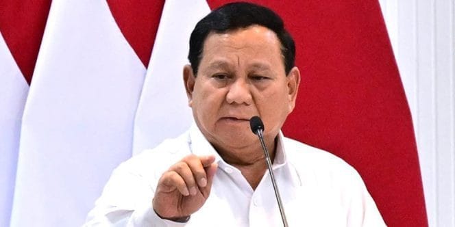 
Presiden Prabowo Subianto di Sidang Kabinet Paripurna di Istana Merdeka, Jakarta pada Rabu 23 Januari 2025.