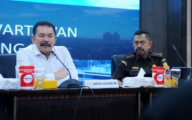 
Keterangan foto : Jaksa Agung Sanitiar (ST) Burhanuddin, Rabu (15/1/2025) 