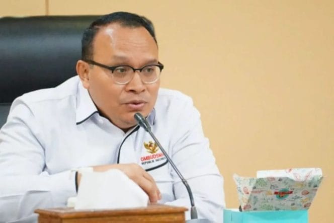 
Keterangan foto : Pimpinan Ombudsman RI, Robert Na Endi Jaweng, Sabtu (1/2/2025) 