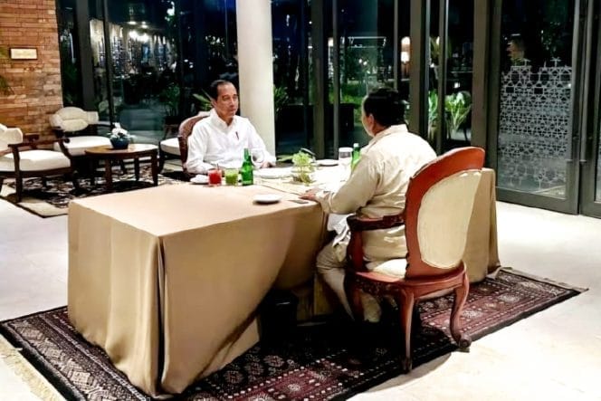 
Presiden Prabowo Subianto dan Presiden Ke-7 Jokowi.