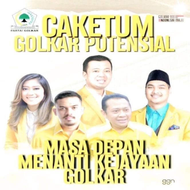 
Poster soal Calon Ketua Umum Partai Golkar.