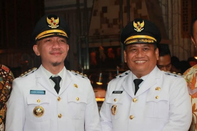 
Keterangan foto : Bupati dan Wakil Bupati Lebak, Hasbi Jayabaya - Amir Hamzah, Sabtu (22/2/2025)
