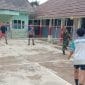 Guyub Bareng Warga, Satgas Tmmd Ke 123 Kodim 0603 Lebak Olah Raga Takraw