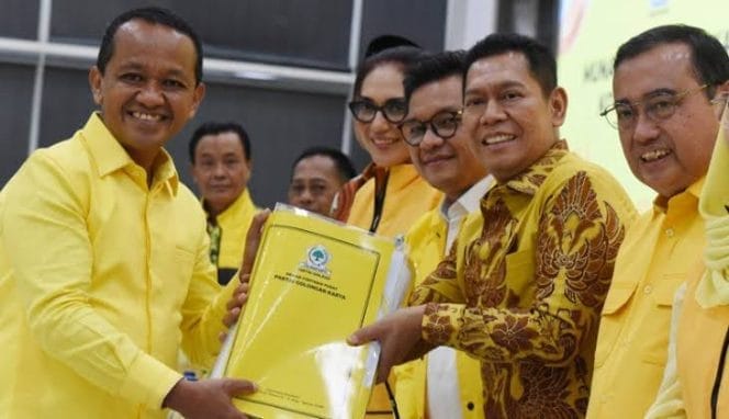
Ketua umum partai Golkar Bahlil Lahadalia.