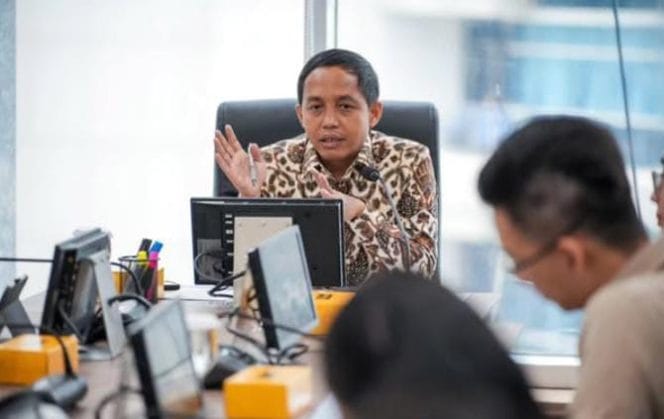 Keterangan foto : Menteri Kehutanan Lingkungan Hidup dan Kehutanan (KLHK) RI Raja Juli Antoni, Selasa (10/3/2025)
