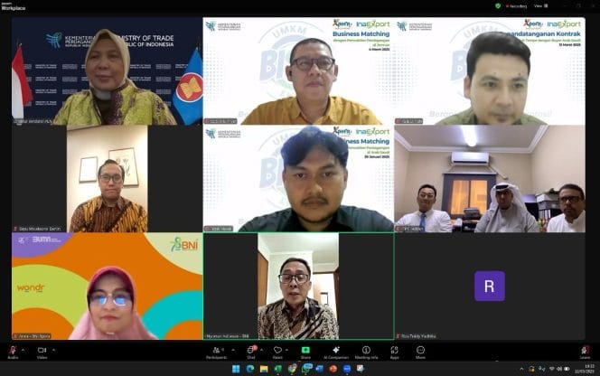 Keterangan Foto : PT Azaki Food Internasional resmi menandatangani Nota Kesepahaman (MoU) dengan Tamaiz Asia Trading and Marketing Est.