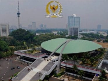 Keterangan foto : Gedung DPR/MPR RI, Jumat (21/3/2025)