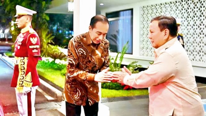 Keterangan Foto : Presiden Prabowo Subianto dan Presiden ke-7 Joko Widodo alias Jokowi.