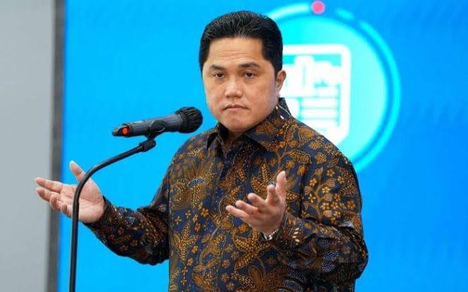 
Keterangan Foto : Menteri Badan Usaha Milik Negara (BUMN) Erick Thohir. 