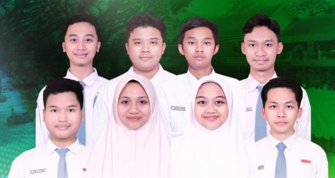 
Keterangan Foto : Ahmad Ayman Al Ghifary,Ahmad Haizun Tafdhila, Faisal Rehan Saputra, Moch. Alfarizky Harya Putra, Naistra Fathan Wirdiyan, Salwa Dilara Nandra Husada, Rizqi Achmad Fahrezi dan Mayda Syauqi Azhari.