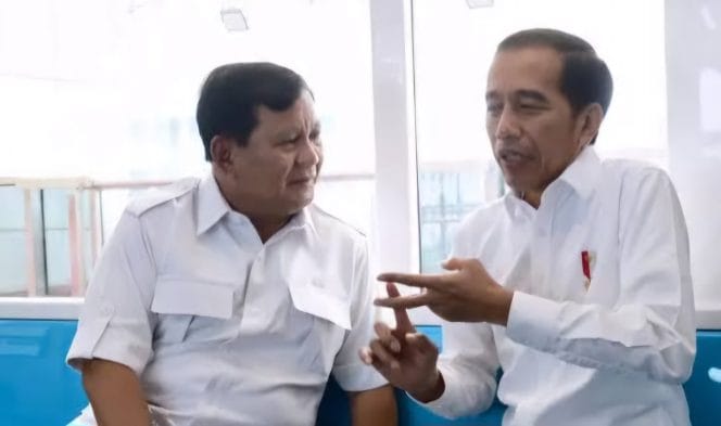 
Keterangan Foto : Pesiden Prabowo Subianto dengan mantan Presiden Jokowi.