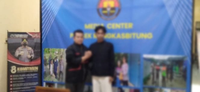 
Keterangan foto: Saksi dari korban pelapor bernama Muhamad Taju Haki (Kanan), Kamis (15/5/2025)