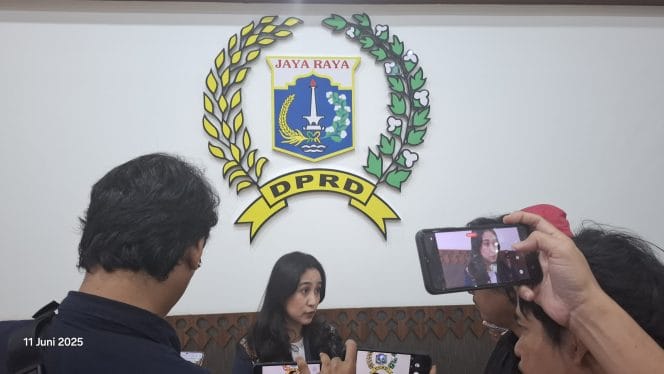 
Foto Farah Savira anggota dprd Dki dari Fraksi Golkar 11 Juni 2025.