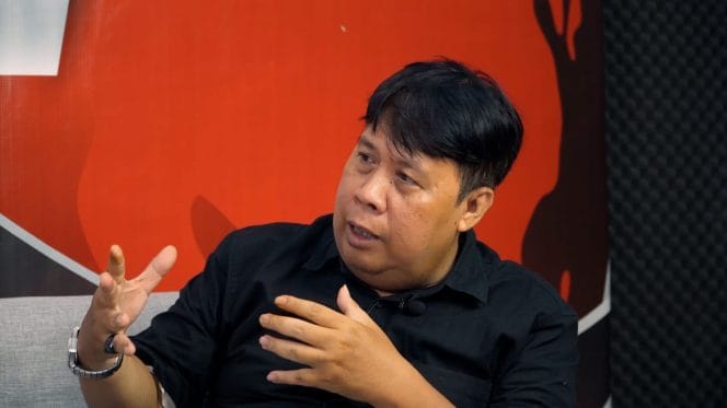 Keterangan foto : Direktur Eksekutif CBA, Uchok Sky Khadafi, Kamis (3/7/2025)