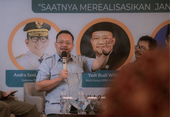 
Keterangan foto : Wakil Ketua DPRD Banten Yudi Budi Wibowo, Rabu (9/7/2025)