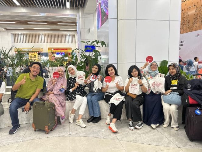 
Keterangan foto : Dari total 528 ribu penumpang internasional, wisatawan asal Malaysia menjadi yang terbanyak dengan 225 ribu penumpang atau sekitar 43 presen.