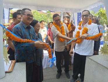 Satuan Pelayanan Pemenuhan Gizi (SPPG) Panjer Batanghari 89 yang dikelola oleh Yayasan Pendidikan Cakra Cemerlang di Jalan Tukad Batanghari Nomor 89, Panjer Denpasar Selatan