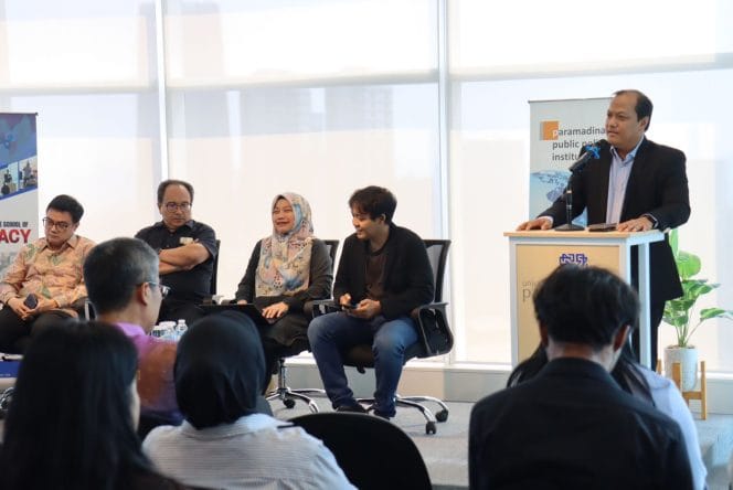 
Keterangan foto : Ahmad Khoirul Umam, Ph.D. (Direktur Paramadina Public Policy Institute), Rabu (24/9/2025)
