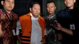 Tersangka Ahmad Hidayat Mus, ternyata mantan narapidana yang berstatus residivis, lantaran dua kali terlibat kasus tindak pidana korupsi.