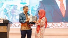 Forhati Lomba Bulan Bahasa dan Sastra Indonesia yang dihadiri oleh Menteri Kebudayaan Fadli Zon