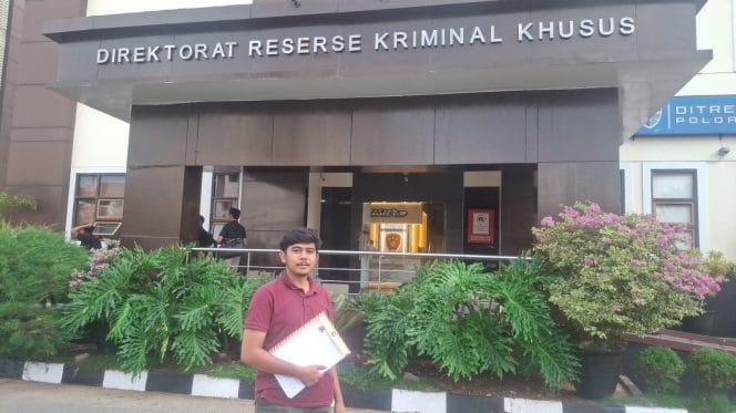 
Kata Koalisi Gerakan Anti Korupsi Egi Hendrawan yang menjadi pelapor, Kamis 16 oktober 2025 di Jakarta.