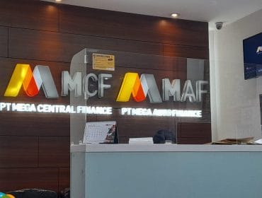 PT Mega Central Finance (MCF) yang beralamat di Gedung Wisma 76 Lt. 12. Jalan Letjen. S. Parman Kav. 76,, RT.4/RW.3, Slipi, Kecamatan Palmerah, Jakarta Barat,