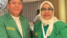Foto: Ketua Umum PPP Muhamad Mardiono Bersama Ketua DPW PPP Papua Barat Daya, Rosmiah Mattalitti.