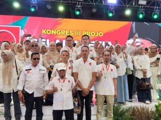 Keterangan foto : Ketua Projo Banten, Zulhamedy Syamsi, Selasa (4/11/2025)