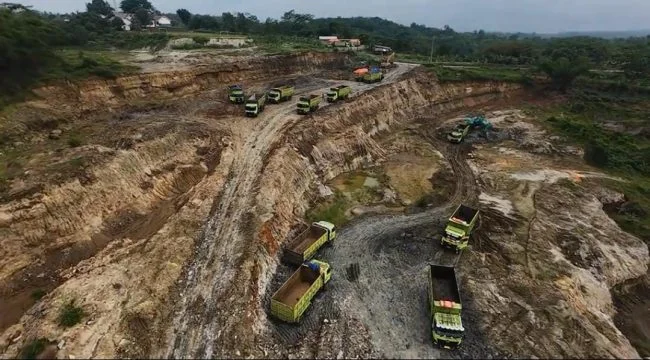 Foto/Dok: Tambang Galian C di Kabupaten Lebak