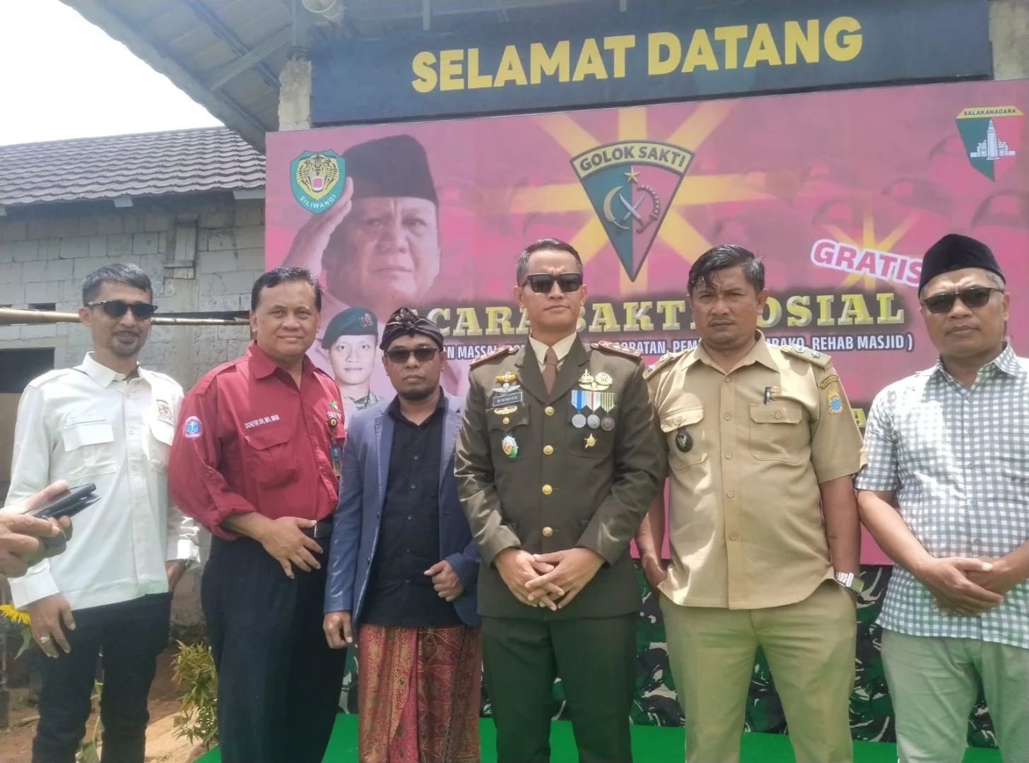 Bersama Rakyat, Batalyon Infanteri Tp 840/Golok Sakti Peringati Hari Pahlawan Nasional